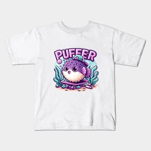 Puffer Fish Kids T-Shirt